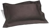 Pinzon Diamond Matelasse Standard Sham, Espresso