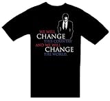 President Barack Obama T-Shirt (We Will Change This Country And We Will Change The World) Shirt Great Gift Ideas for Adults, Men, Women, Youth, & Teens, Collectible Novelty Items
