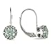 10K White Gold 3/4 Carat Green Amethyst and title=