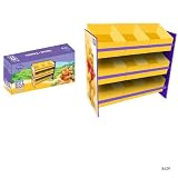 Kinderregal mit 9 Boxen Disney Winnie Pooh Kindermöbel Holz Regal Kinderzimmer