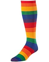 TCK Krazisox Rainbow Stripes Over the Calf Socks