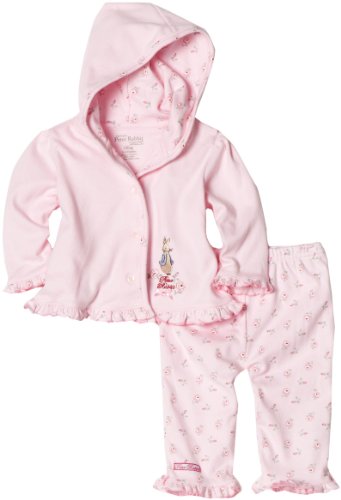 The Original Peter Rabbit Baby-Girls Newborn 2 Piece Floral