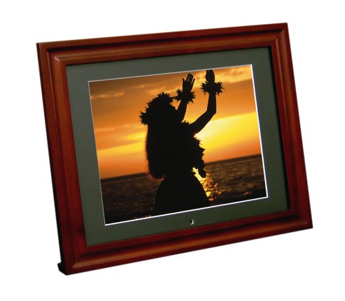 Portable USA 10.4-Inch PU10WE 1GB Digital Picture Frame with Two Wood Frames