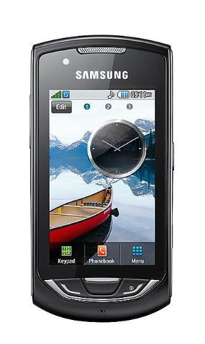 Samsung S5620 Monte Quad-Band Unlocked GSM Cell Phone with 3MP Camera, Bluetooth, Wi-Fi, Touch Screen--International Version with No Warranty (Black)