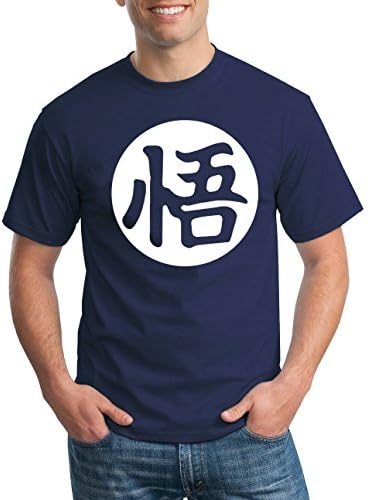 Dragon Ball Z Wisdom Kanji Japanese Anime Son Goku Kakarotto Ninja Scrolls Japanese Anime Son Goku Kakarotto Ninja Scrolls Japanese Anime Son Goku Kakarotto Ninja Scrolls T-shirt Blue L