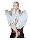Life Size Marilyn Monroe Cutout in White Dress