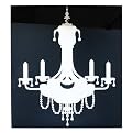 Cira Mirrored Chandelier - Black