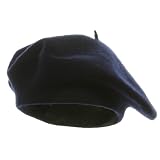 Classic Wool Beret- Navy