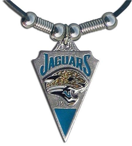 NFL Jacksonville Jaguars Leather Cord Necklace