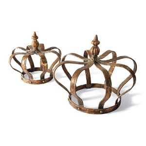 Set of Two Decorative Crowns - Grandin Road