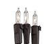 GKI Bethlehem Lighting Indoor/Outdoor Miniature 100 Clear Light Set with Brown Wire.