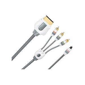 Xbox 360 Monster GameLink Component Video and Fiber Optic Audio A V Kit by Monster Cable