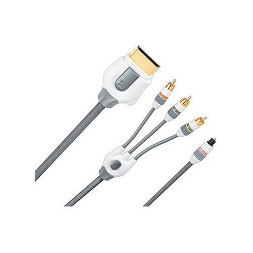 Xbox 360 Monster GameLink Component Video & Fiber Optic Audio A/V Kit
