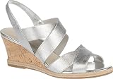 Women's Hitomi Sandal Color: Spacy Silver, Size: 8, Width: M (Medium)