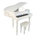 Stunning 'Baby' Baby Grand Toy Piano - 20-In Tall - White