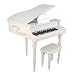 Stunning 'Baby' Baby Grand Toy Piano - 20-In Tall - White