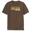 T-Shirt Brown " Staten Island Retro Color " New York Usa City