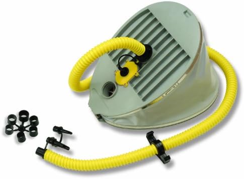 Bravo 9 Twin Chamber Canoe/Kayak Foot Pump - Grey