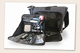aDorn Messenger Color Charcoal with a removable storage bag for your medication