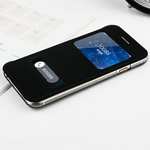 View series design Smart Window View Front Flip Cover W Open Logo Back Folio Case for iPhone 6 4.7"