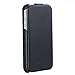 Docooler?Luxury Leather Slim Flip Case Cover Compatible with Apple?iPhone 4 4S - Black