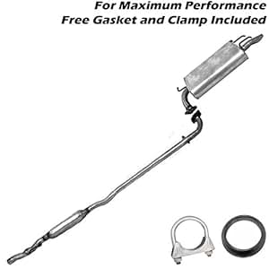Amazon.com: 2000-2004 Chevy Impala Sedan muffler resonator ... 2004 impala exhaust diagram 