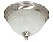 Nuvo Lighting 60/131 Brushed Nickel South Beach Contemporary / Modern Three Light Down Lighting Flush Mount Ceiling Fixture from the South Beach Collection