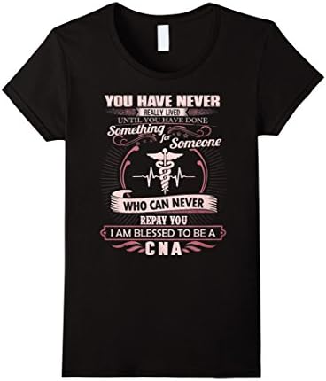 Women's CNA Shirt - I Am Blessed To Be A CNA Proud T-Shirt Small Black