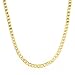 14k Yellow or White Gold Cuban Chain Necklace