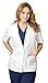 Medgear Women's Short Sleeves Lab Coat, White