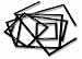 Dungeons and Dragons 4th Edition Burst and Blast Templates - Red