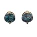 10k Yellow Gold Mosaic Opal Earrings
