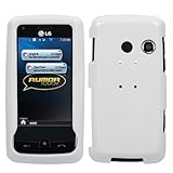 Snap On Protector Case Phone Cover for LG Rumor Touch Sprint - Ivory White