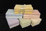 Receiving Balnket Blue 100 % Minkee Flannel Set of 4