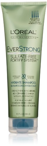 L'Oreal Paris EverStrong Sulfate-Free Fortify System Hydrate Shampoo, 8.5 Fluid Ounce