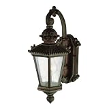 1 Light Burnished Rust Outdoor Wall Lantern - B000PH29KM