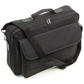 17" Black Laptop Computer Notebook Bag Brief Case
