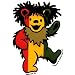 Grateful Dead - Dancing Rasta Bear Sticker / Decal