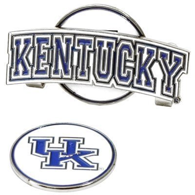 Kentucky Wildcats Slider Hat Clip W/ Golf Ball Marker - Ncaa College Athletics