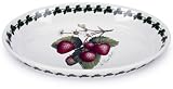 Portmeirion Strawberry Fair Earthenware 14.5 x 9-1/4-Inch Oval Baking Dish