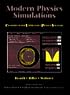 Modern Physics Simulations