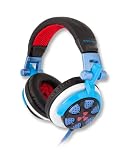 EarPollution EP-RN-BBL/RED Ronin Headphones - Blue/Red