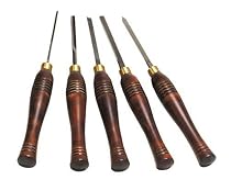 PSI Woodworking LCMINI2 Mini 5-Piece HSS Wood Lathe Chisel Turning Set