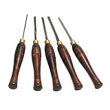 PSI Woodworking Mini 5 pc HSS Wood Lathe Chisel Turning Set