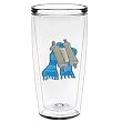Bar Mitzvah Talit 16 oz Insulated Beverage Tumbler, Clear