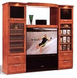 Entertainment Center Milano Collection for Rear Projection TV - Natural Maple