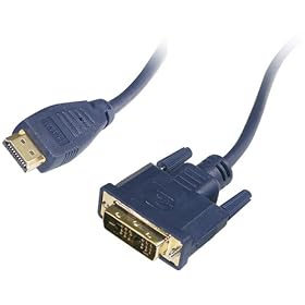 Cables To Go - 40323 - 5M (16.4ft) Velocity HDMI to DVI Digital Video Cable (Blue) by Cables To Go