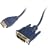 Kinamax CB HDDVI 6 Foot HDMI to DVI D Male Male Gold Plated Cable