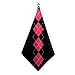 Hot Golf
Women's Golf Accessories Gifts Hot Pink Golf Tees Argyle Reversible Microfiber Golf Towel by BeeJo