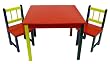 Beck International Beck Children's Wooden Table with Two Chairs